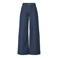 PIECES Curve wide leg jeans met krijtstreep medium blue denim