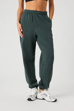 regular waist joggingbroek grijs