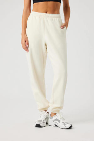 regular waist joggingbroek BORG ecru