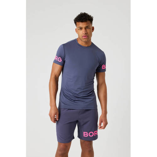 Björn Borg sportshirt BORG antraciet afbeelding