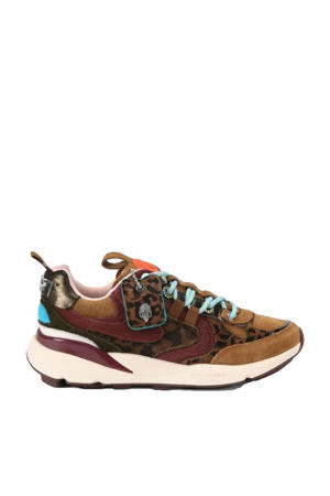 Kurt Runner chunky suède sneakers cognac