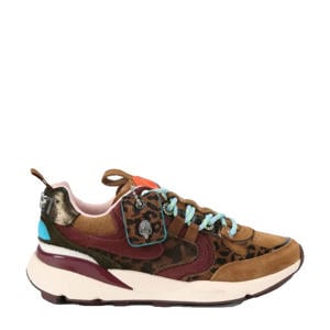 Kurt Runner chunky suède sneakers cognac