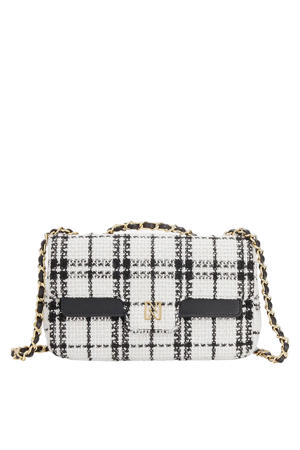 crossbody tas Orlea ecru/zwart