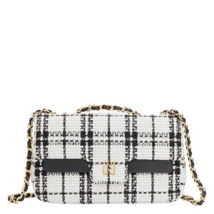 crossbody tas Orlea ecru/zwart