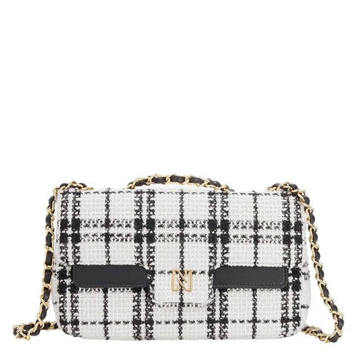 NIKKIE crossbody tas Orlea ecru/zwart afbeelding