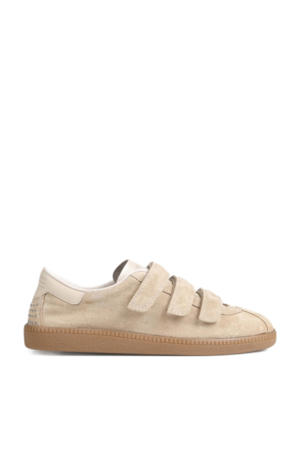 suède sneakers beige