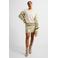 Ruby sweater met jacquard details beige