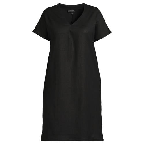 GREAT LOOKS crinkle jurk zwart afbeelding