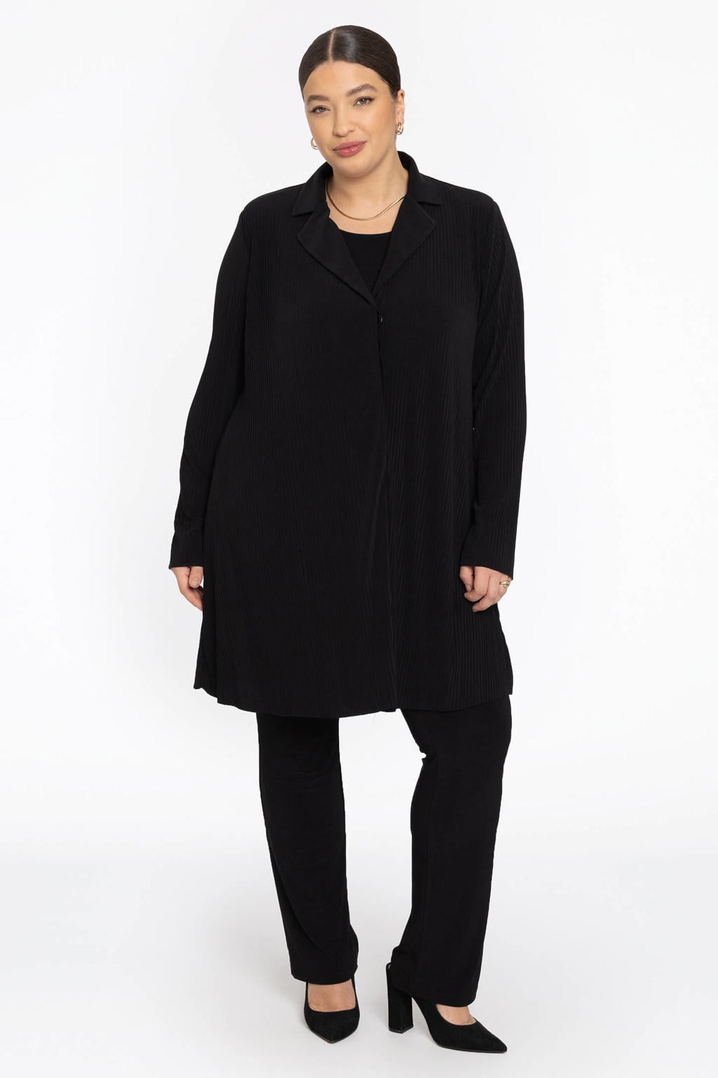 YOEK oversized blazer zwart
