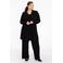 YOEK regular high waist broek zwart