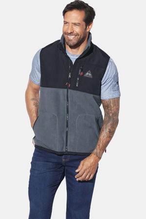 +FIT Collectie bodywarmer FINNSEN Plus Size grijs