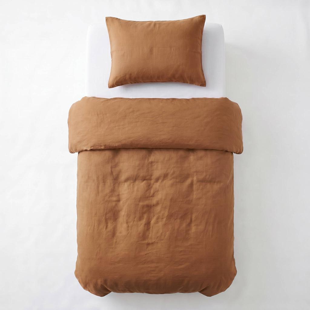 Dreamhouse stone washed dekbedovertrek 1-persoons (140x220 cm)