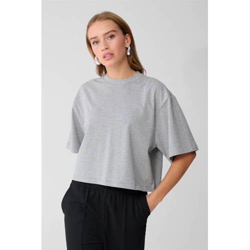 Shoeby T-shirt grijs melange afbeelding