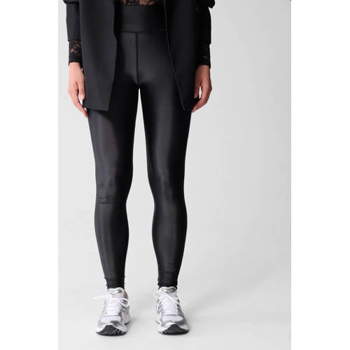 Shoeby high waist legging LM-SB SHINY zwart afbeelding