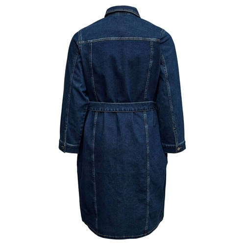 VERO MODA CURVE spijkerjurk dark blue denim afbeelding