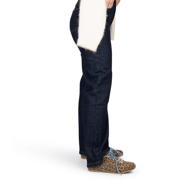 thumbnail: PS Poelman Jenn suède sneakers met panterprint beige/bruin