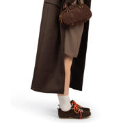 thumbnail: PS Poelman Jenn suède sneakers donkerbruin
