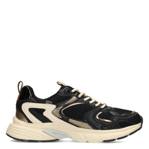 Lola chunky sneakers zwart/goud