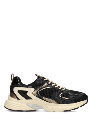 Lola chunky sneakers zwart/goud