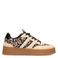 POSH by Poelman Lilly sneakers met panterprint beige/zwart