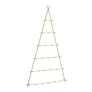 kerstboomdisplay metaal bronskleur