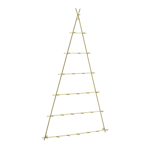 Madam Stoltz kerstboomdisplay metaal bronskleur afbeelding