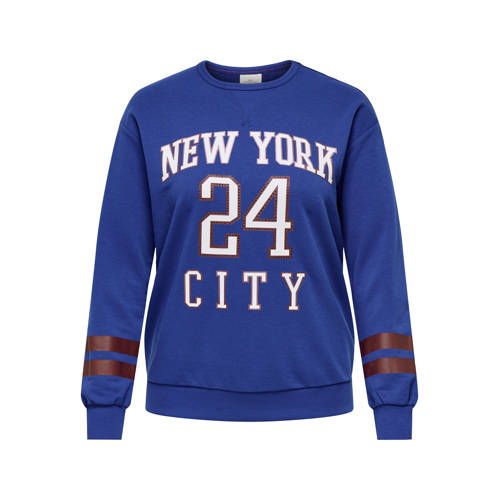 ONLY CARMAKOMA sweater blauw afbeelding