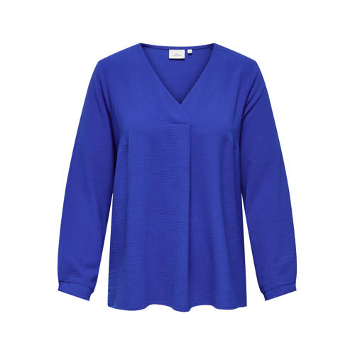 ONLY CARMAKOMA blousetop blauw afbeelding