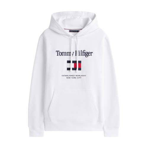 Tommy Hilfiger hoodie wit afbeelding