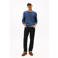 Tommy Hilfiger pullover met textuur blauw