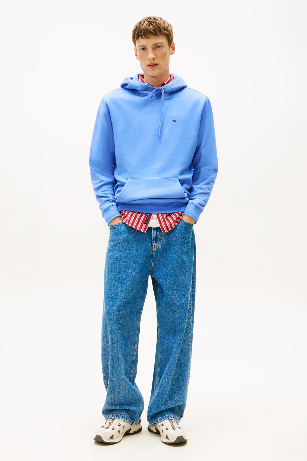Tommy Jeans hoodie blauw
