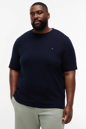 regular T-shirt donkerblauw