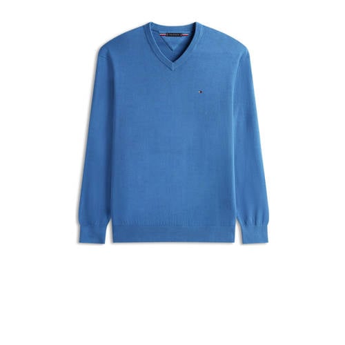 Tommy Hilfiger Big & Tall gebreide trui Plus Size lichtblauw afbeelding