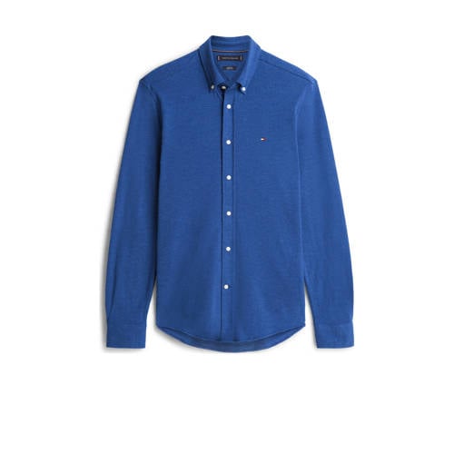 Tommy Hilfiger Regular casual overhemd donkerblauw afbeelding