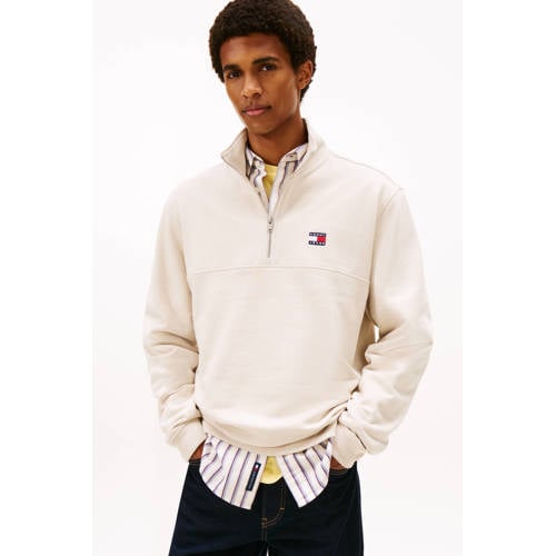 Tommy Jeans sweater ecru afbeelding