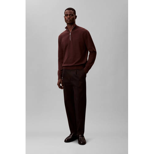 Calvin Klein gebreide trui bruin afbeelding