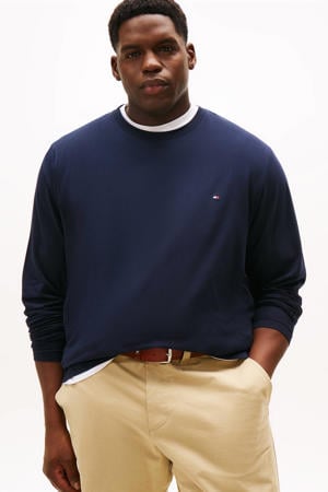 longsleeve Plus Size donkerblauw