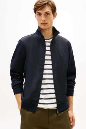 sweatvest donkerblauw