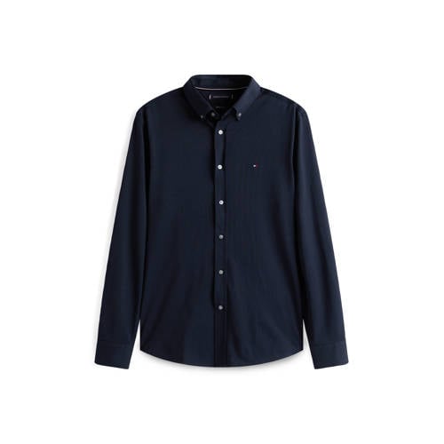 Tommy Hilfiger Slim zakelijk overhemd donkerblauw afbeelding