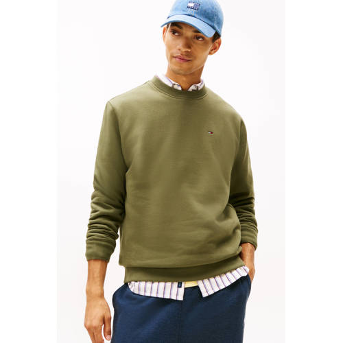 Tommy Jeans sweater groen afbeelding