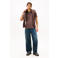 Tommy Jeans slim T-shirt donkerbruin