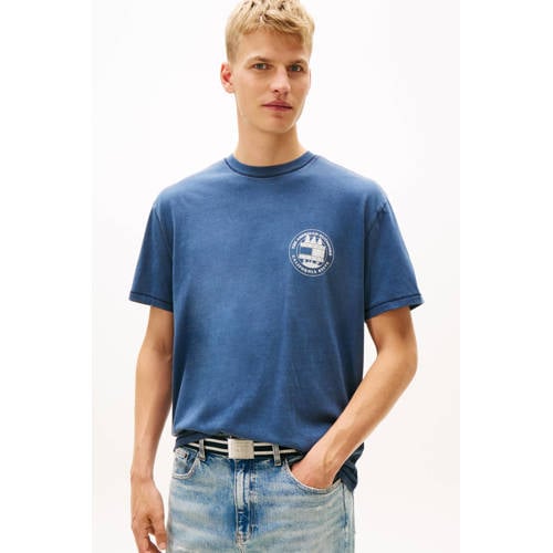 Tommy Jeans oversized T-shirt met backprint donkerblauw afbeelding