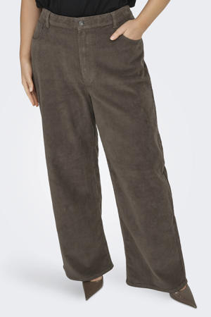 high waist flared jeans taupe