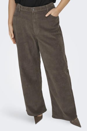high waist flared jeans taupe