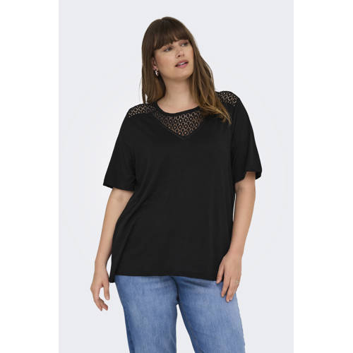 ONLY CARMAKOMA T-shirt zwart afbeelding