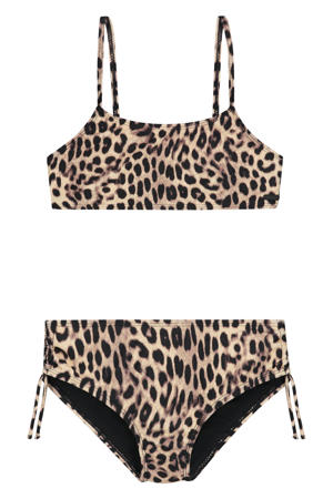 crop bikini Liv beige/zwart