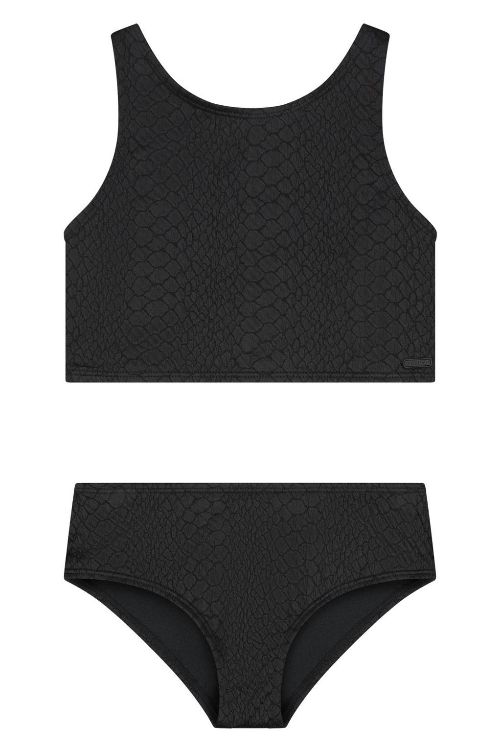 Shiwi The Sunshine Brand crop bikini Sunny zwart