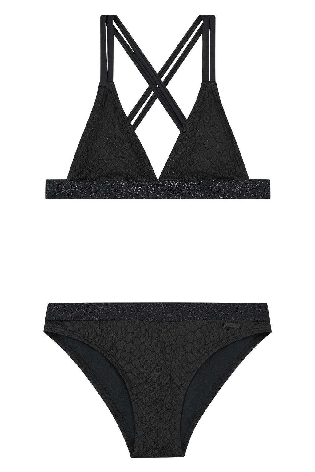 Shiwi The Sunshine Brand triangel bikini Luna zwart
