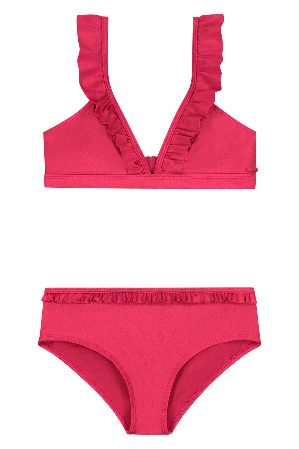 Shiwi The Sunshine Brand triangel bikini Bella donkerrood