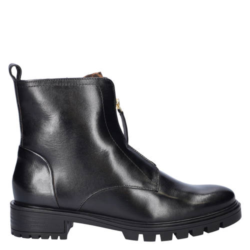 Ara Tulsa comfort gevoerde leren enkellaarzen zwart afbeelding